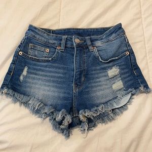 H&M Divided High Waisted Jean Shorts